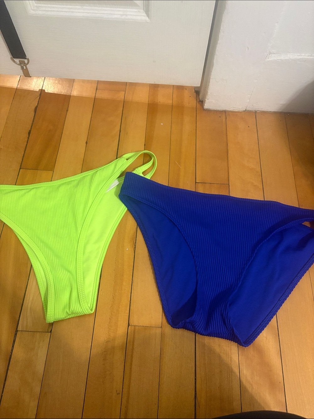 Hollister Royal Blue Ribbed Swim Bottom